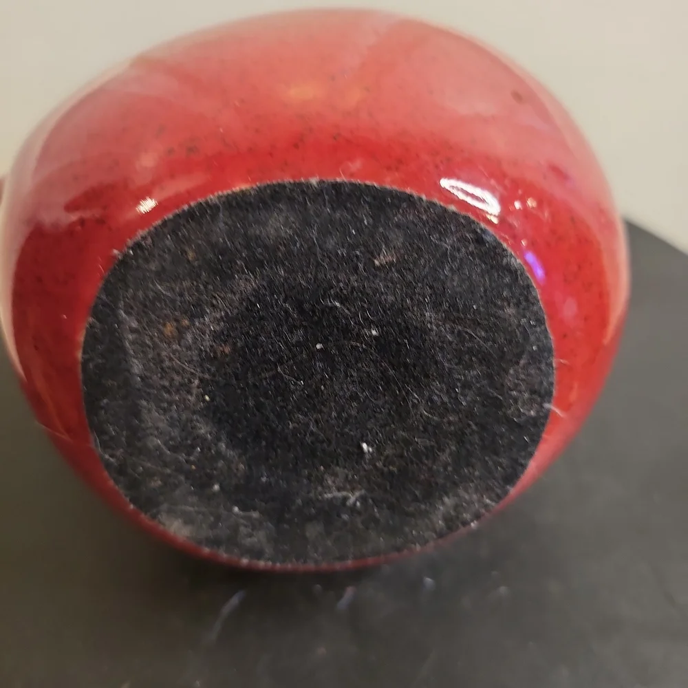 Mid-Century Modern Scandinavian Toikka Style Red and Black Bird - Picture 9 of 10